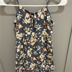 Wonder Nation Gray Floral Dress